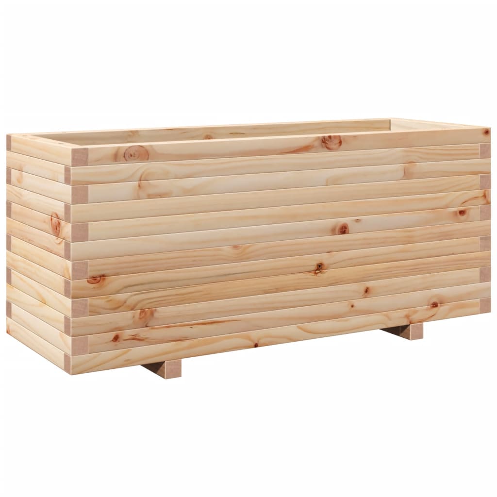 VidaXL Plantenbak 110x40x49,5 cm massief groenhout