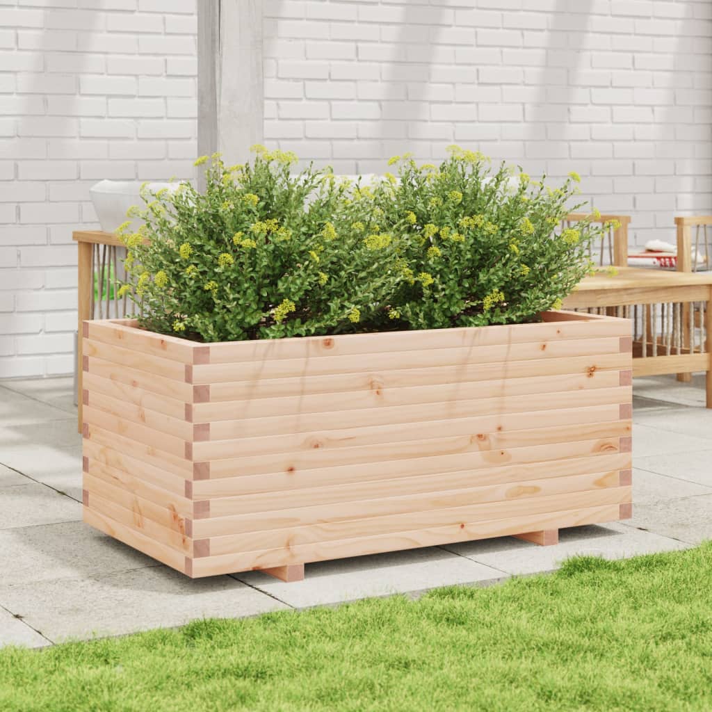 VidaXL Plantenbak 110x60x49,5 cm massief groenhout