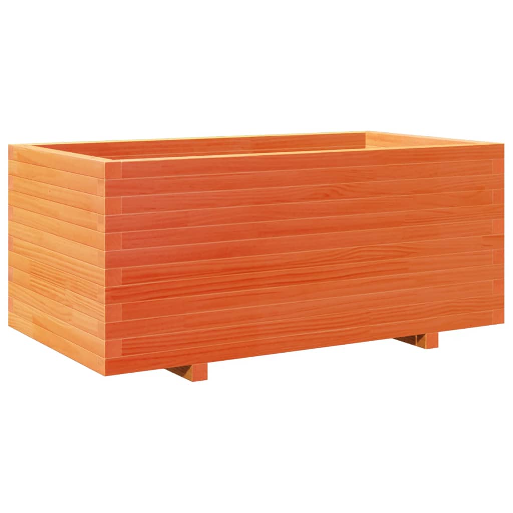 VidaXL Plantenbak 110x60x49,5 cm massief groenhout wasbruin