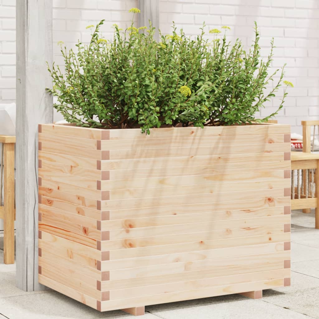 VidaXL Plantenbak 90x60x72 cm massief groenhout
