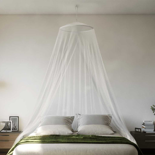 Vidaxl muggennet voor bed a-vorm 156 mesh 850 cm polyester
