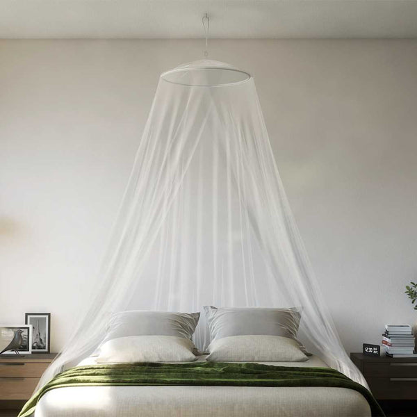 Vidaxl muggennet voor bed a-vorm 156 mesh 1020 cm polyester