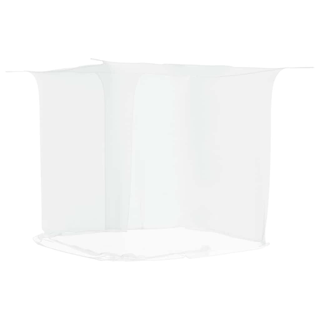 Vidaxl hangde klamboe 156 gaas 220x120x150 cm wit