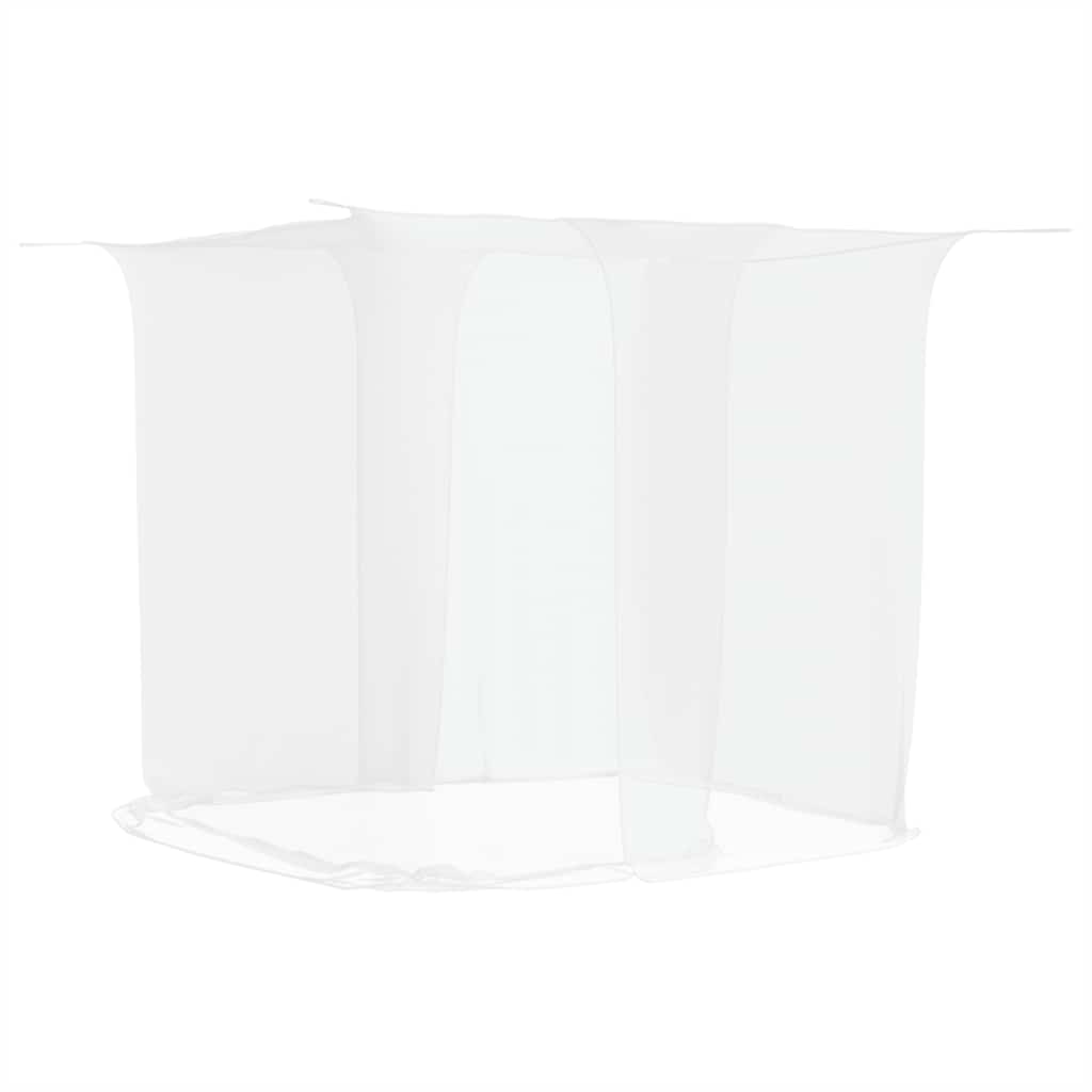 Vidaxl hangde klamboe 156 gaas 220x150x180 cm wit