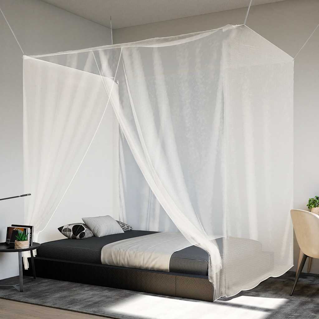 Vidaxl hangde klamboe 156 gaas 220x200x210 cm wit