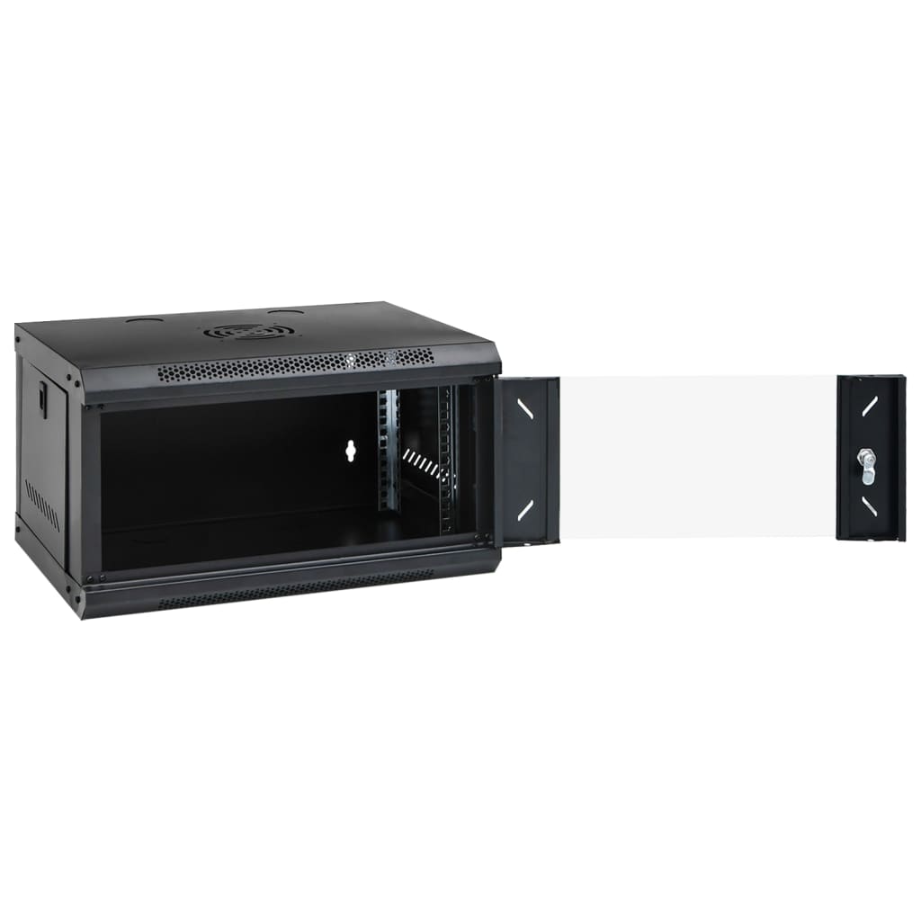 Vidaxl 6u wandgemonteerde netwerkkast 19 ip20 53x40x30 cm
