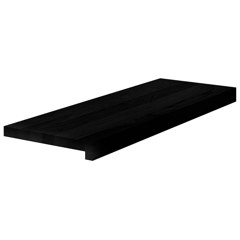 Vidaxl traptreden 4 st 70x25x2 cm massief eikenhout donkerbruin