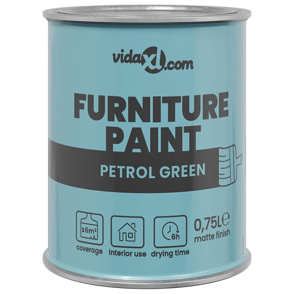 Vidaxl meubelverf groen 10 x 10 x 12 cm wandprint
