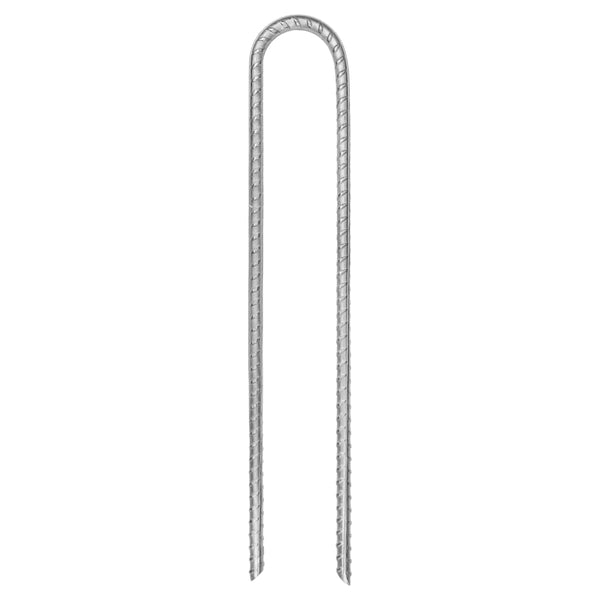 Vidaxl tentharingen 6 st u-vormig ø8,5 mm 30 cm gegalvaniseerd staal