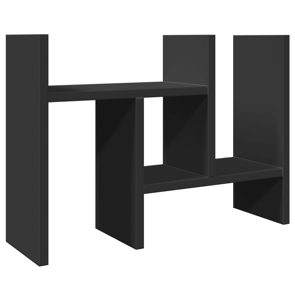 Vidaxl bureau-organizer 34,5x15,5x35,5 cm bewerkt hout zwart