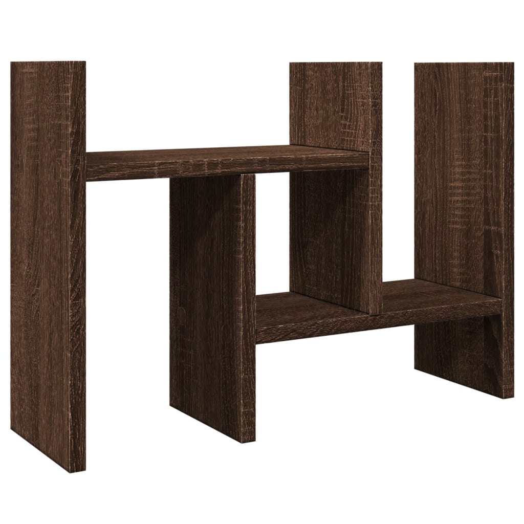 Vidaxl bureau-organizer 34,5x15,5x35,5 cm hout bruin eikenkleurig