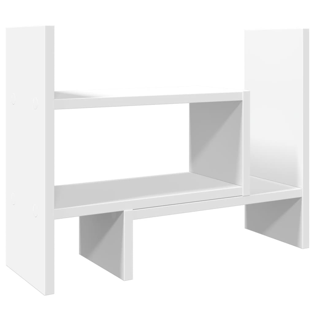 Vidaxl bureau-organizer 38,5x17x39 cm bewerkt hout wit