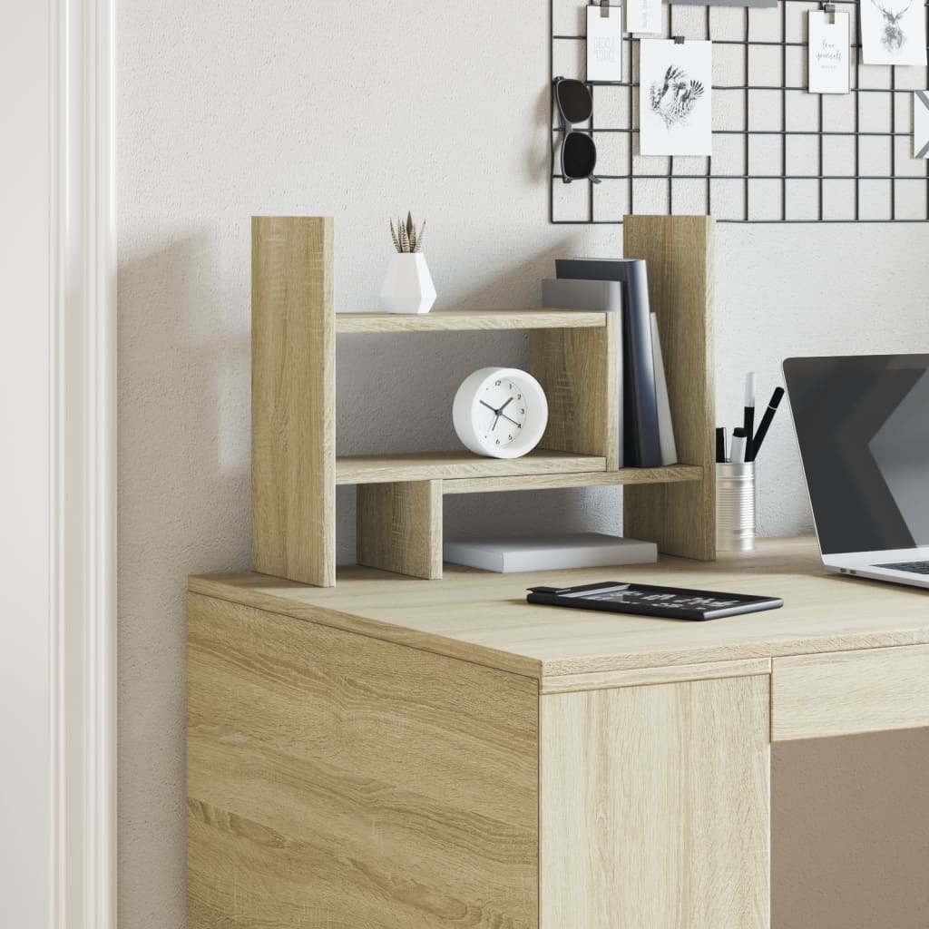 Vidaxl bureau-organizer 38,5x17x39 cm bewerkt hout sonoma eikenkleurig