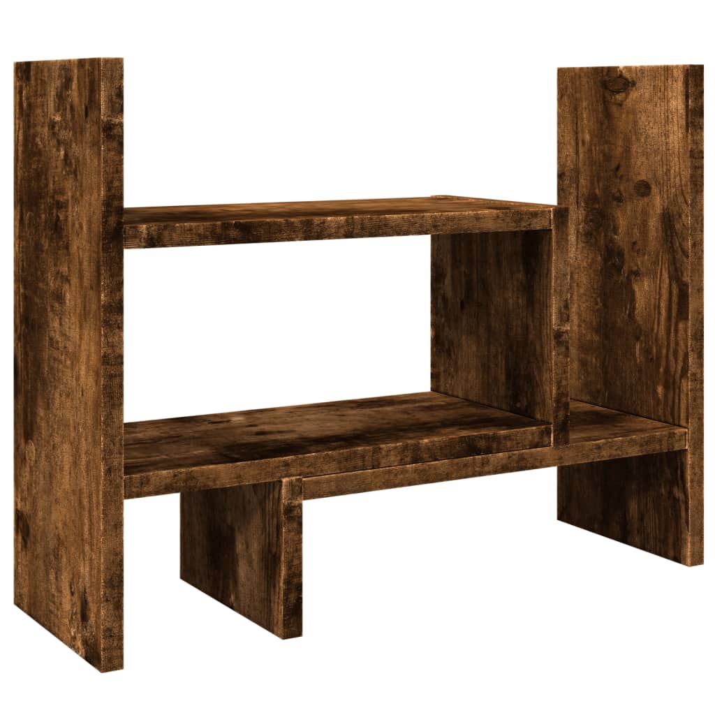 Vidaxl bureau-organizer 38,5x17x39 cm bewerkt hout gerookt eikenkleur