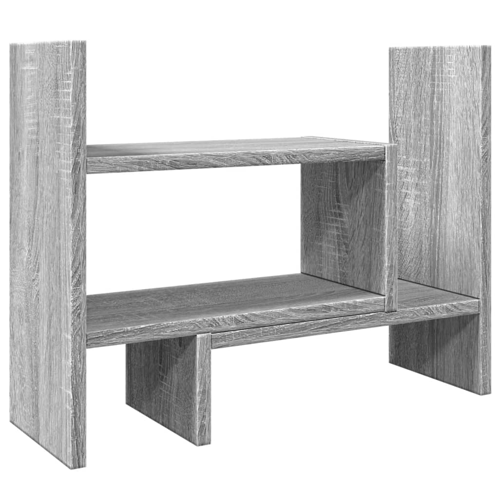 Vidaxl bureau-organizer 38,5x17x39 cm bewerkt hout grijs sonoma eiken