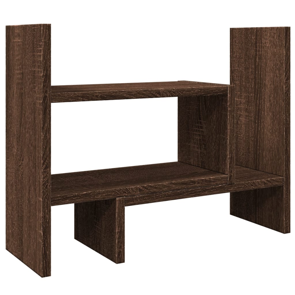 Vidaxl bureau-organizer 38,5x17x39 cm bewerkt hout bruin eikenkleur