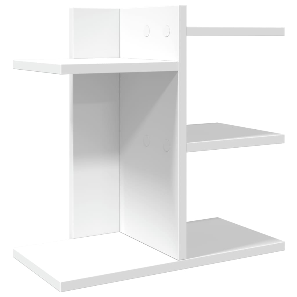 Vidaxl bureau-organizer 42x21,5x42 cm bewerkt hout wit