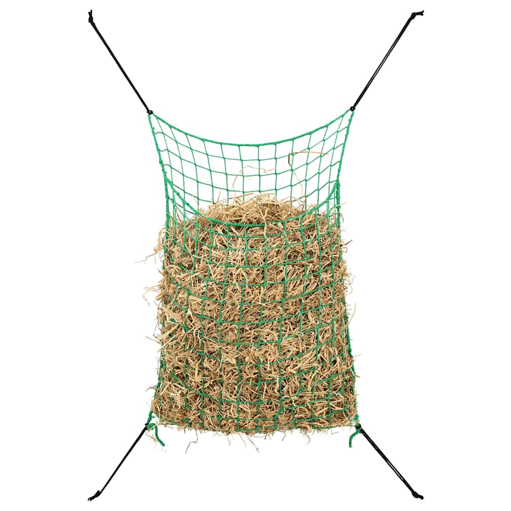 Vidaxl hooinetten 2 st 90x60 cm rechthoekig polypropeen groen