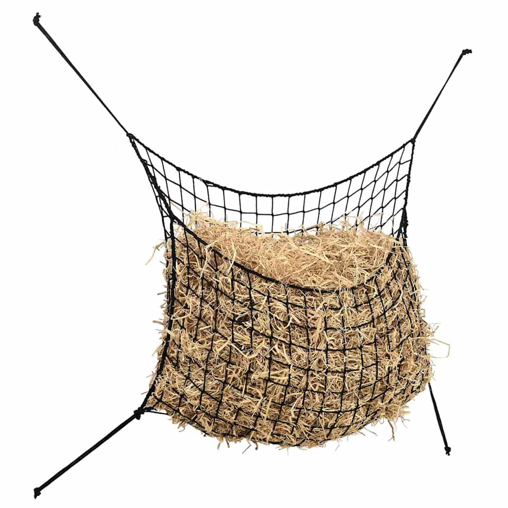 Vidaxl hooinetten 2 st 100x90 cm rechthoekig polypropeen zwart