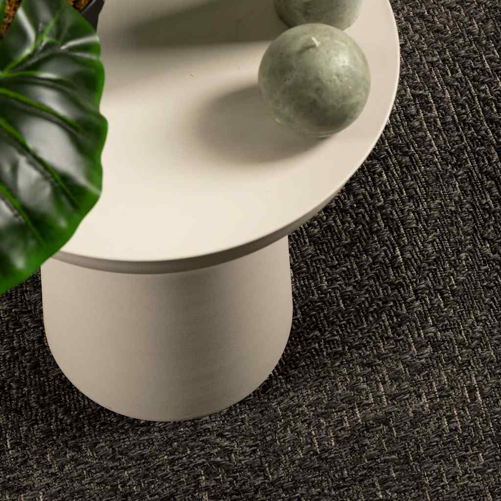 Vidaxl vloerkleed zizur binnen en buiten 80x250 cm jute look antraciet