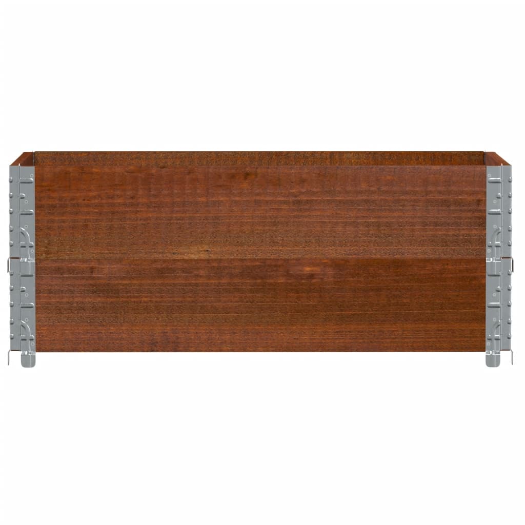 Vidaxl plantenbak 100x50 cm massief groenenhout bruin