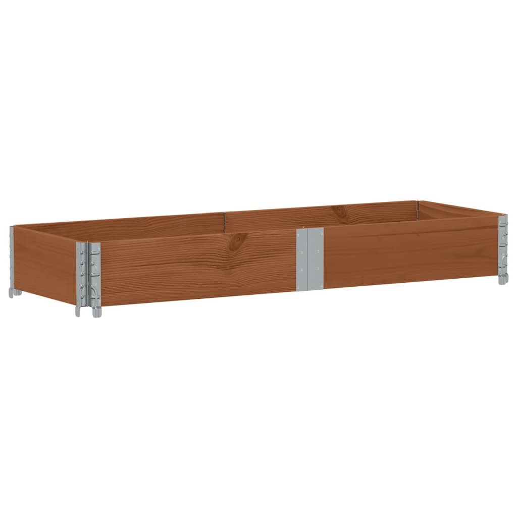 Vidaxl plantenbak 150x50 cm massief groenenhout bruin