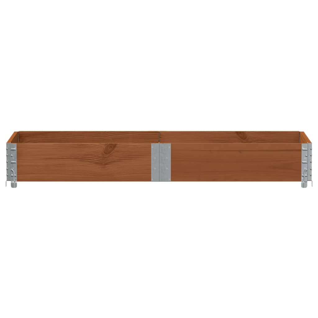 Vidaxl plantenbak 150x50 cm massief groenenhout bruin