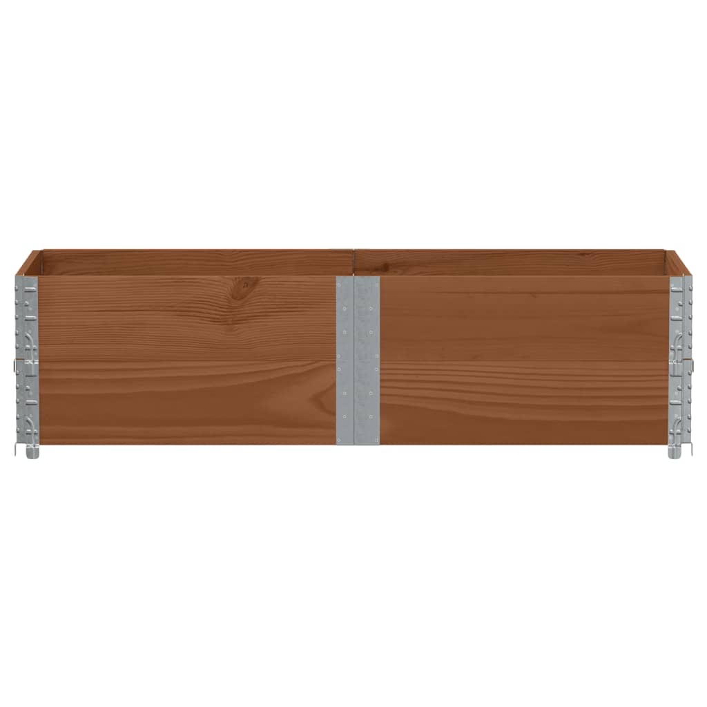 Vidaxl plantenbak 150x50 cm massief groenenhout bruin
