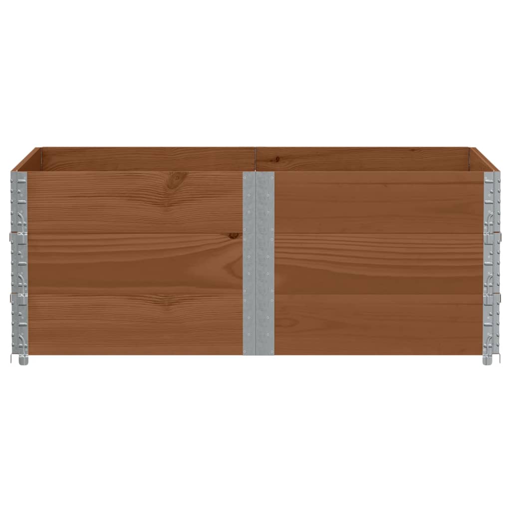 VidaXL Plantenbak 150x100 cm massief groenenhout bruin