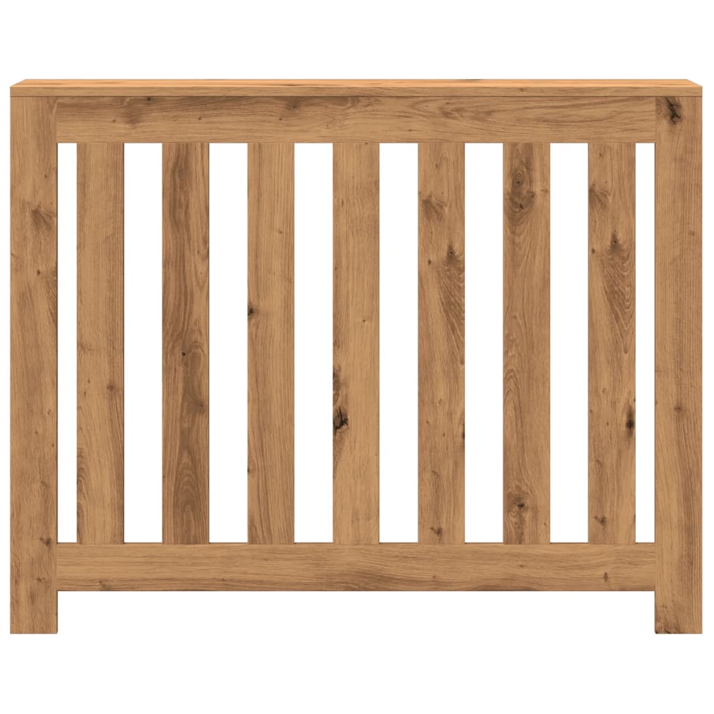 Vidaxl radiatorombouw 104x20x82 cm bewerkt hout artisanaal eikenkleur
