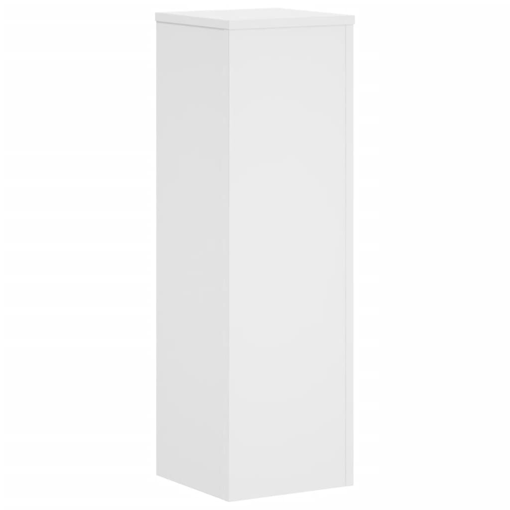 Vidaxl plantenstandaards 2 st 25x25x80 cm bewerkt hout wit