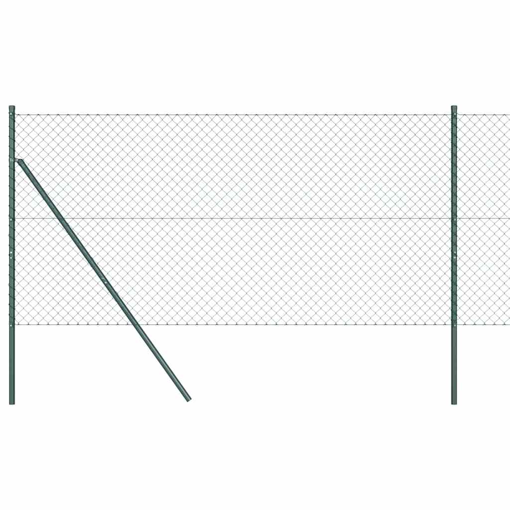 Vidaxl afrasteringspaal groen 10 x 1,5 m (40 x 40 mm gaas)