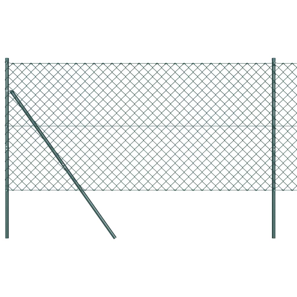Vidaxl afrasteringspaal groen 10 x 1,5 m (60 x 60 mm gaas)