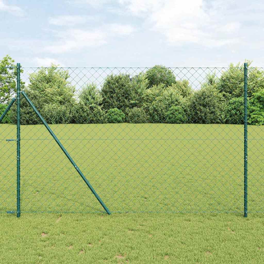 Vidaxl afrasteringspaal groen 10 x 1,6 m (60 x 60 mm gaas)
