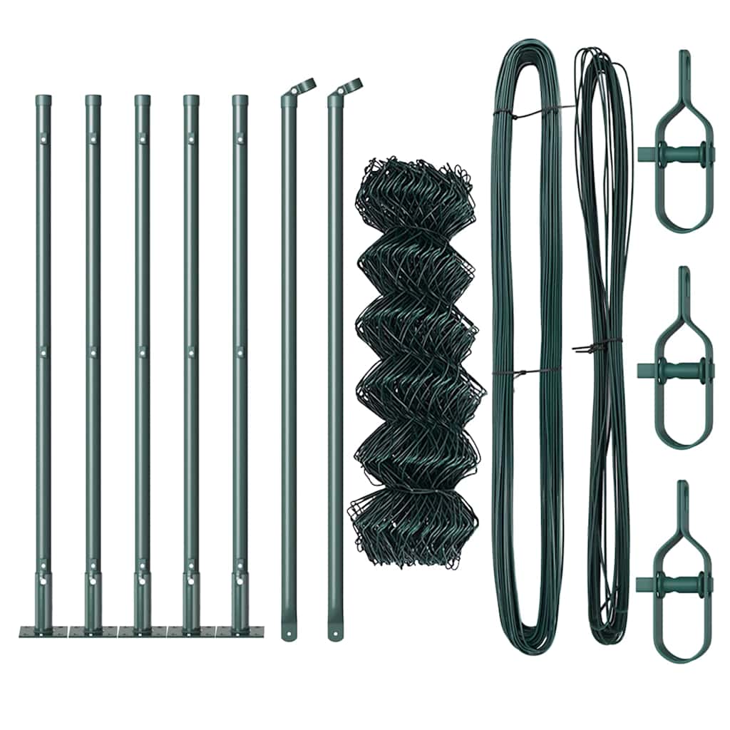 Vidaxl afrasteringspaal groen 10 x 0,6 m (40 x 40 mm gaas)