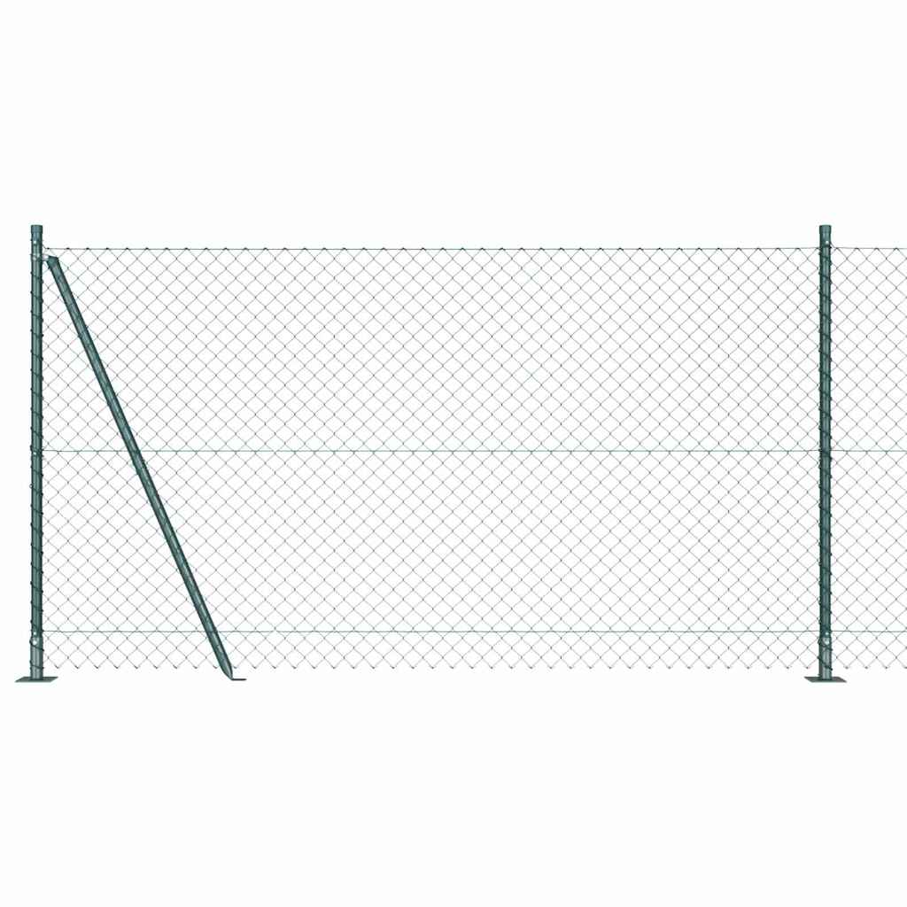 Vidaxl afrasteringspaal groen 10 x 1,2 m (40 x 40 mm gaas)