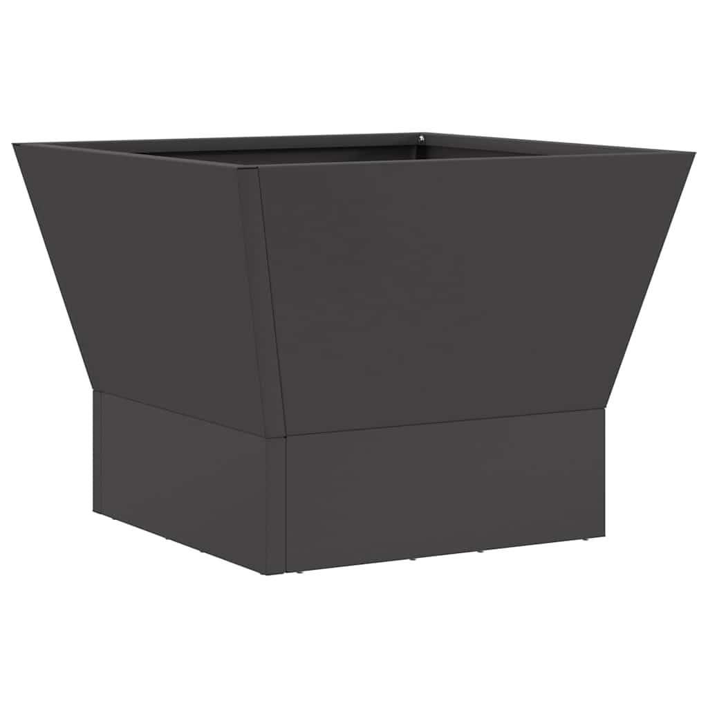 Vidaxl vuurkorf zwart 40 x 40 x 35 cm staal