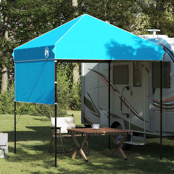 Vidaxl luifeltent 194 x 194 x 251 cm blauw stof