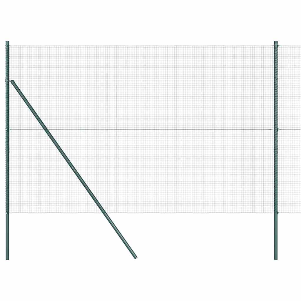 Vidaxl afrasteringspaal groen 10 x 1,6 m (16 x 16 mm gaas)