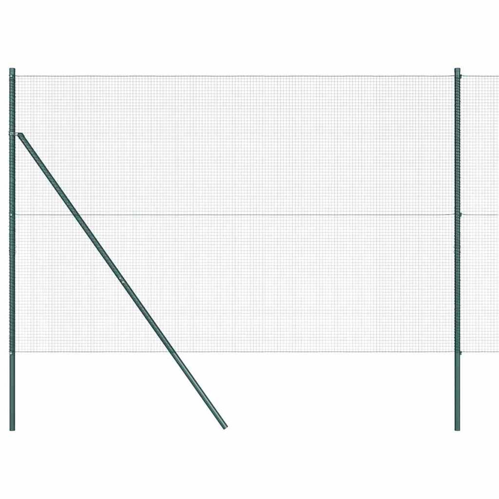 Vidaxl afrasteringspaal groen 10 x 1,6 m (16 x 16 mm gaas)