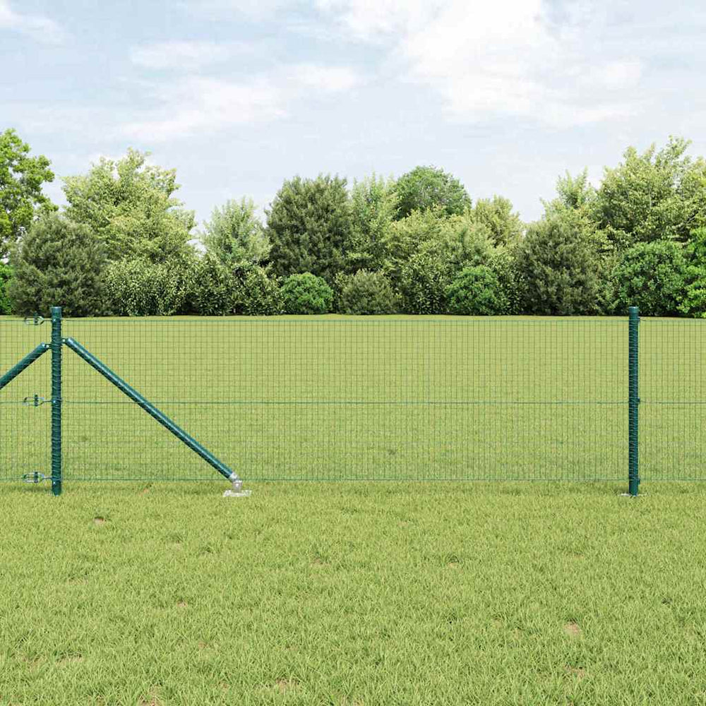 Vidaxl afrasteringspaal groen 10 x 0,4 m (19 x 19 mm gaas)