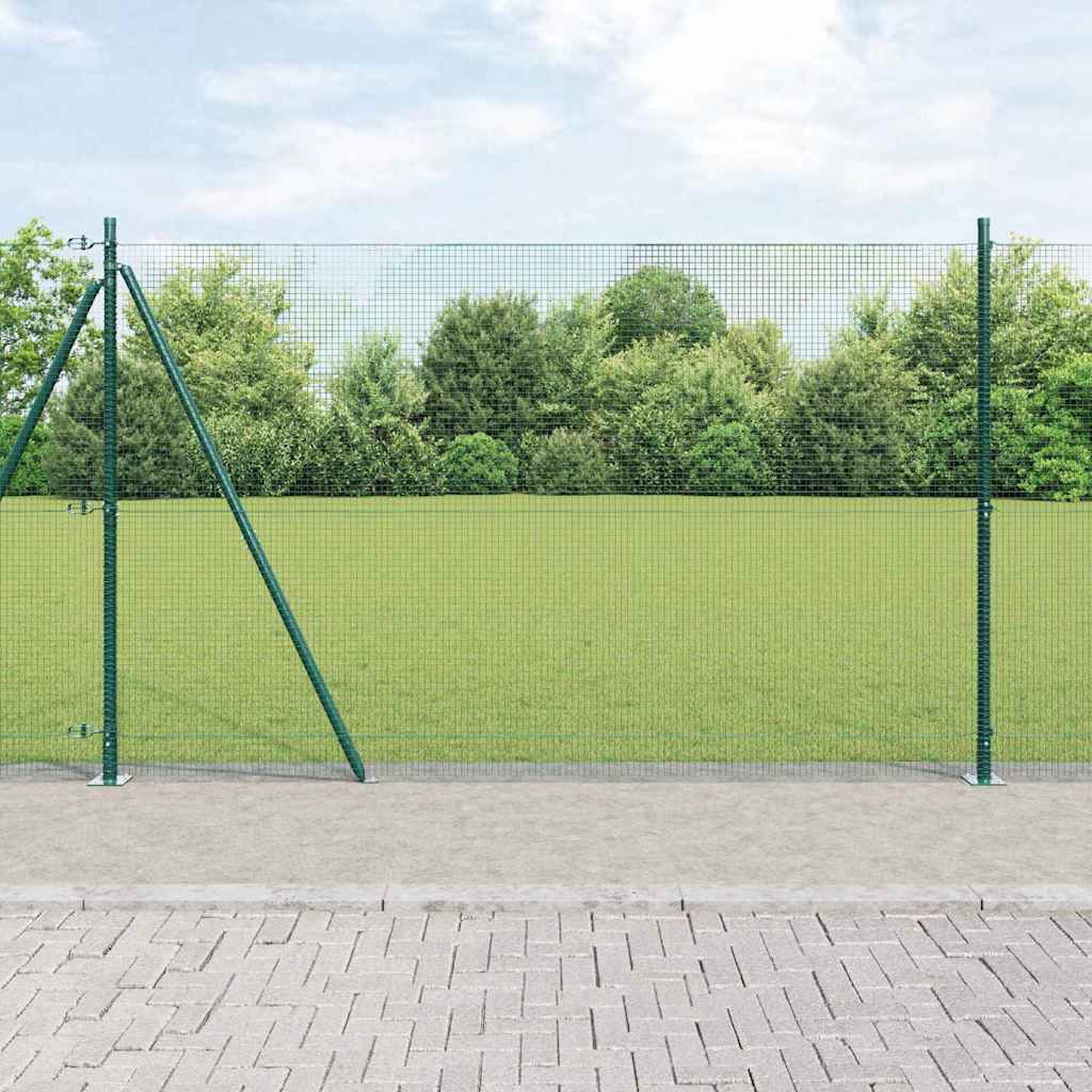 Vidaxl afrasteringspaal groen 10 x 1,6 m (16 x 16 mm gaas)