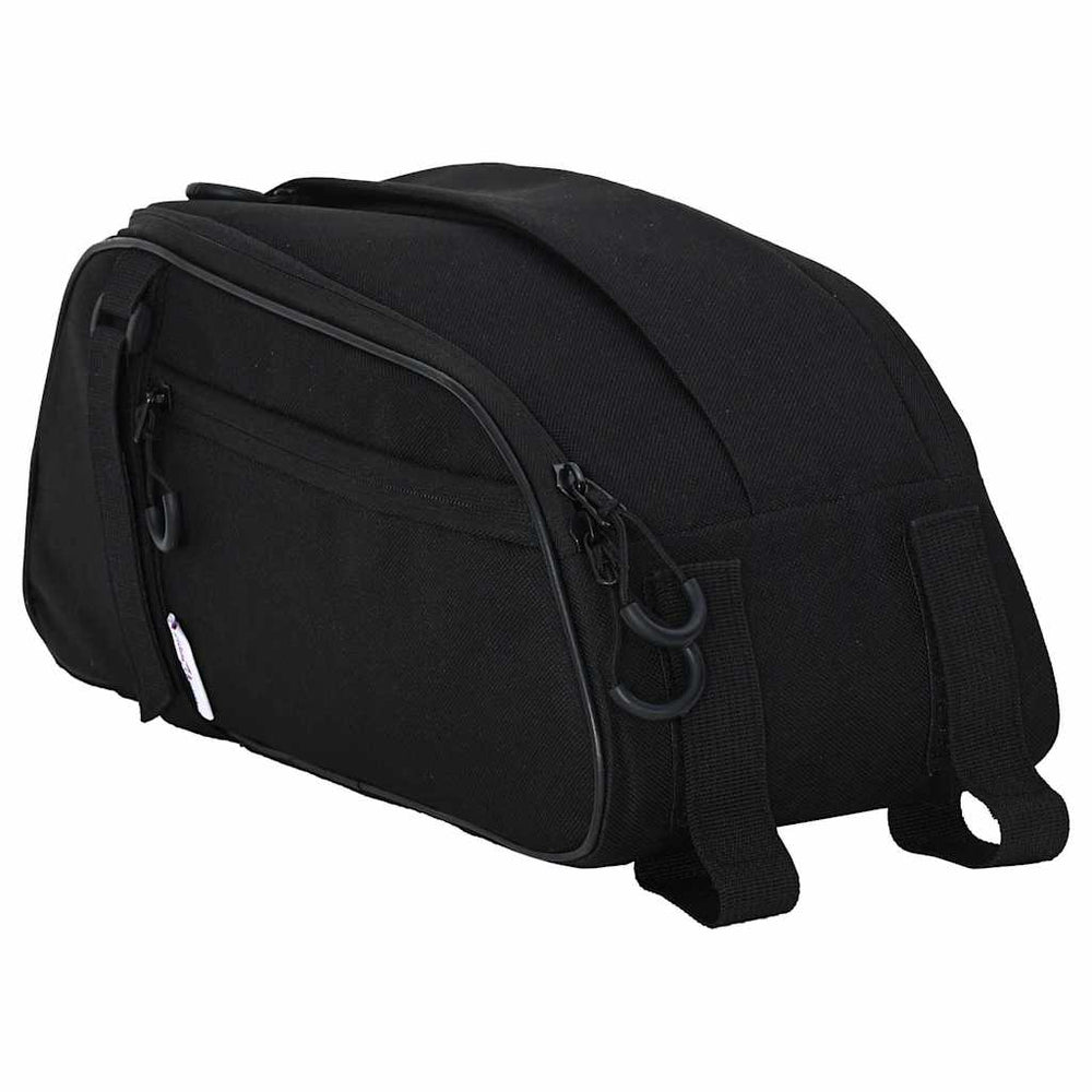 Vidaxl fietstas zwart 38 x 16 x 16 cm polyester