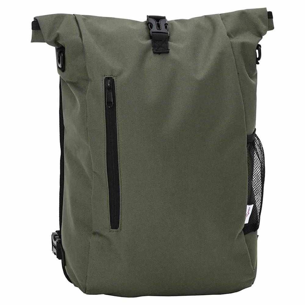 Vidaxl fietstas olijfgroen 31 x 13 x 58 cm polyester