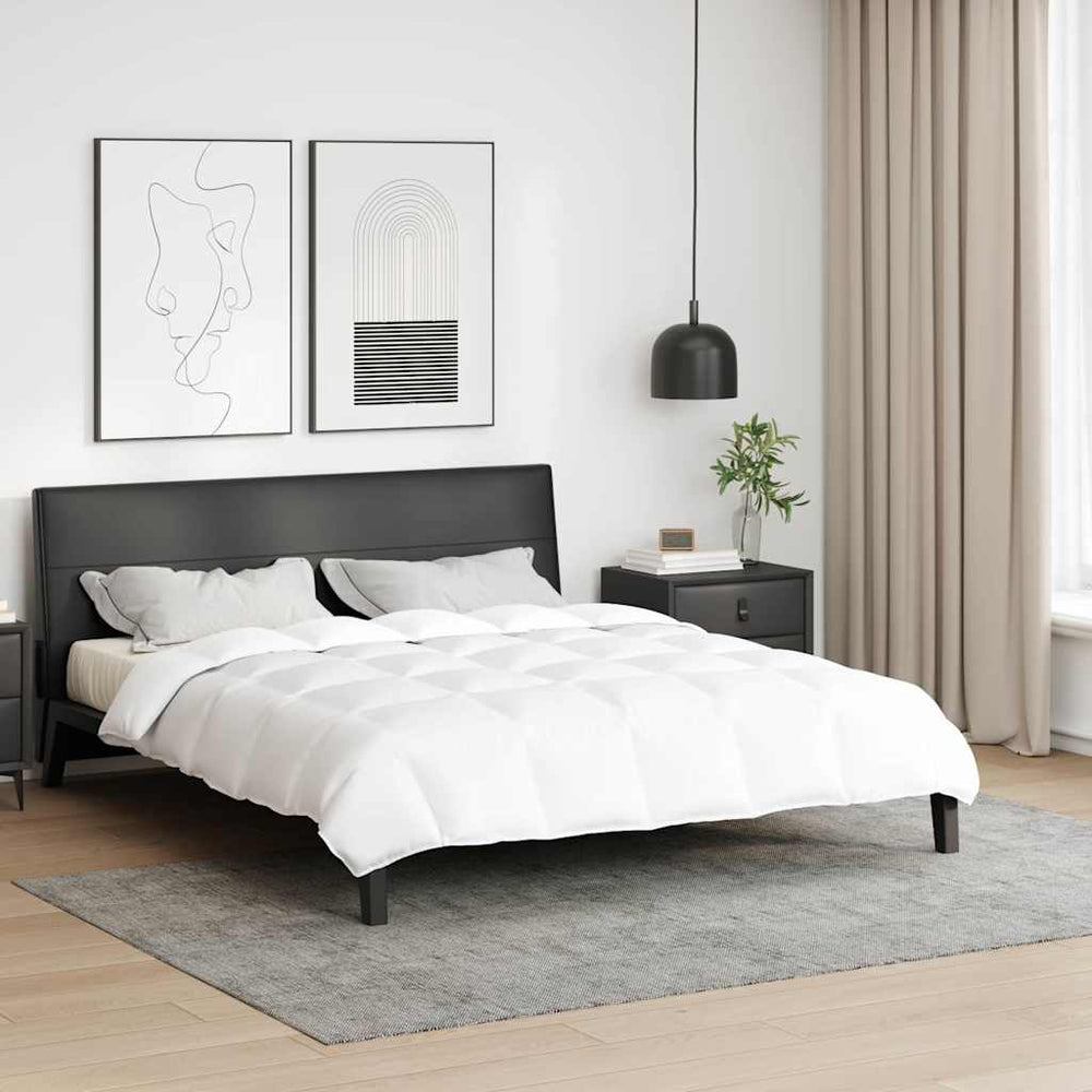 Vidaxl dekbed wit 240 x 260 cm veren