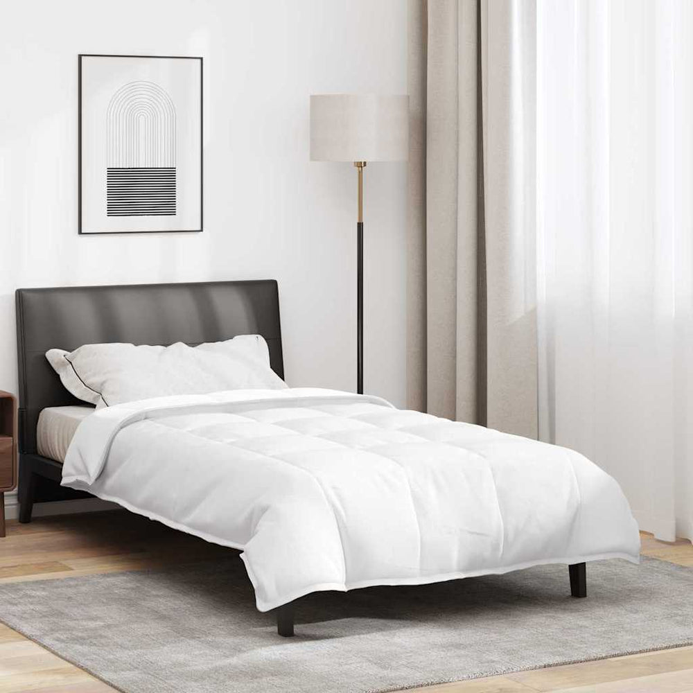 Vidaxl 2-in-1 dekbed wit 140 x 200 cm veren