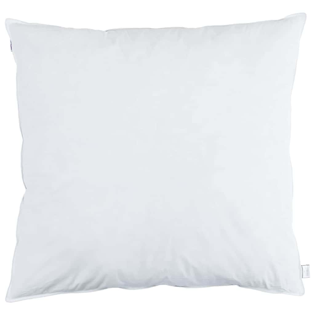 Vidaxl hoofdkussen met kussen wit 50 x 50 cm veren
