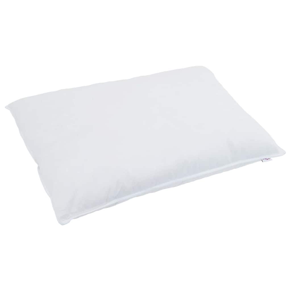 Vidaxl hoofdkussen met kussen wit 50 x 70 cm veren