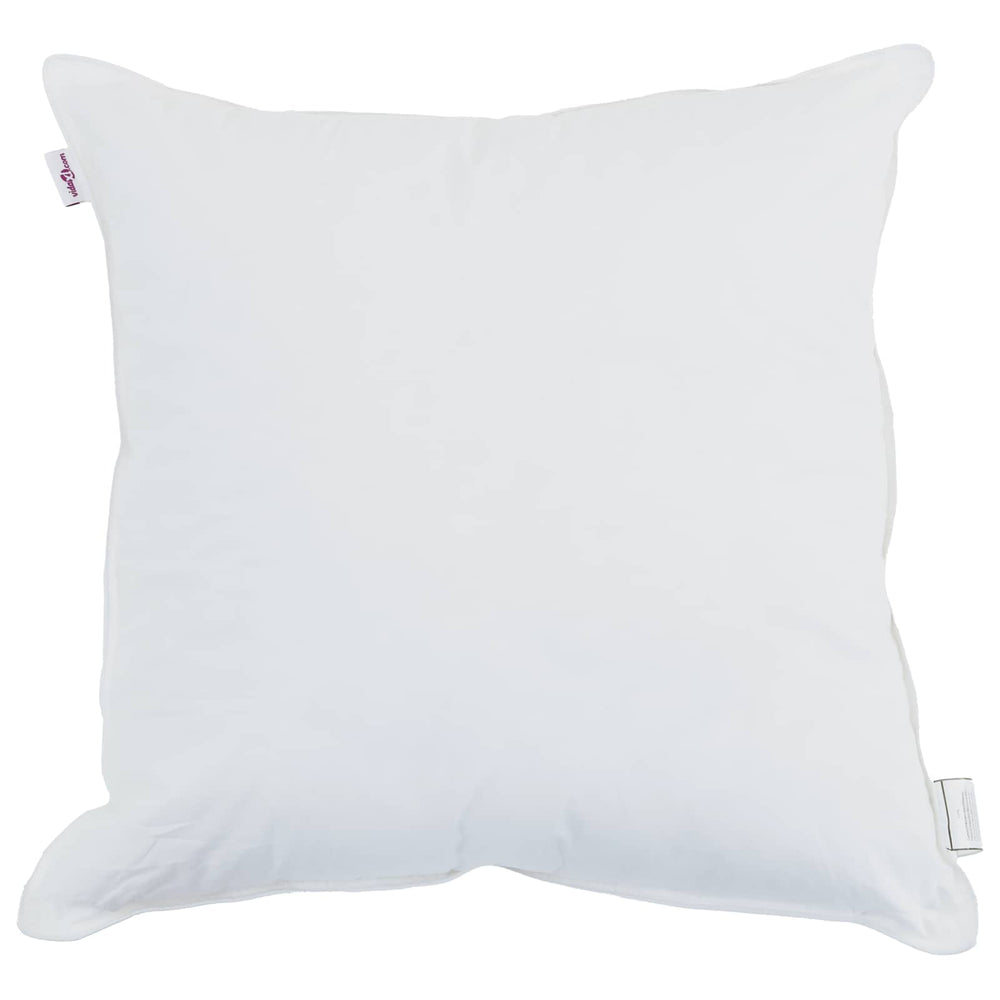 Vidaxl hoofdkussen met kussen 2 pcs wit 65 x 65 cm katoen