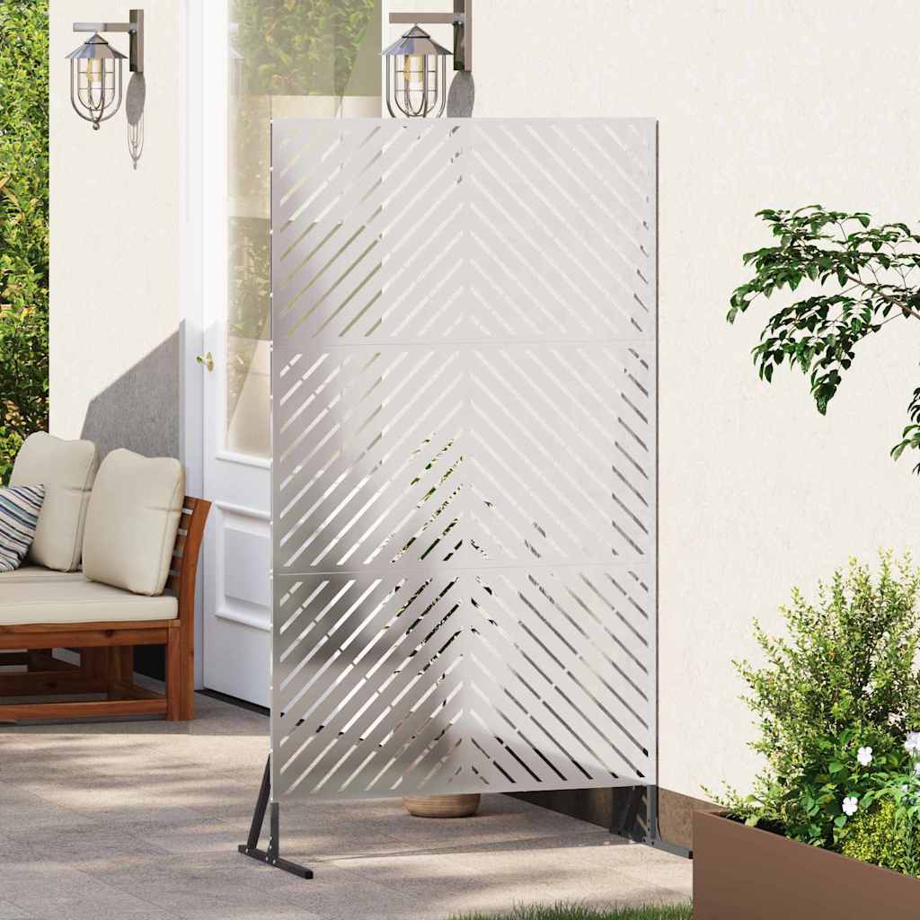 Vidaxl privacyscherm grijs 100 x 50 x 180 cm staal